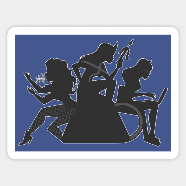 Bruce's Angels Sticker by JoTheZette